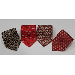 LOT Vintage Paul Fredrick Silk Neckties Lot Patterned Dress Ties 100% silk